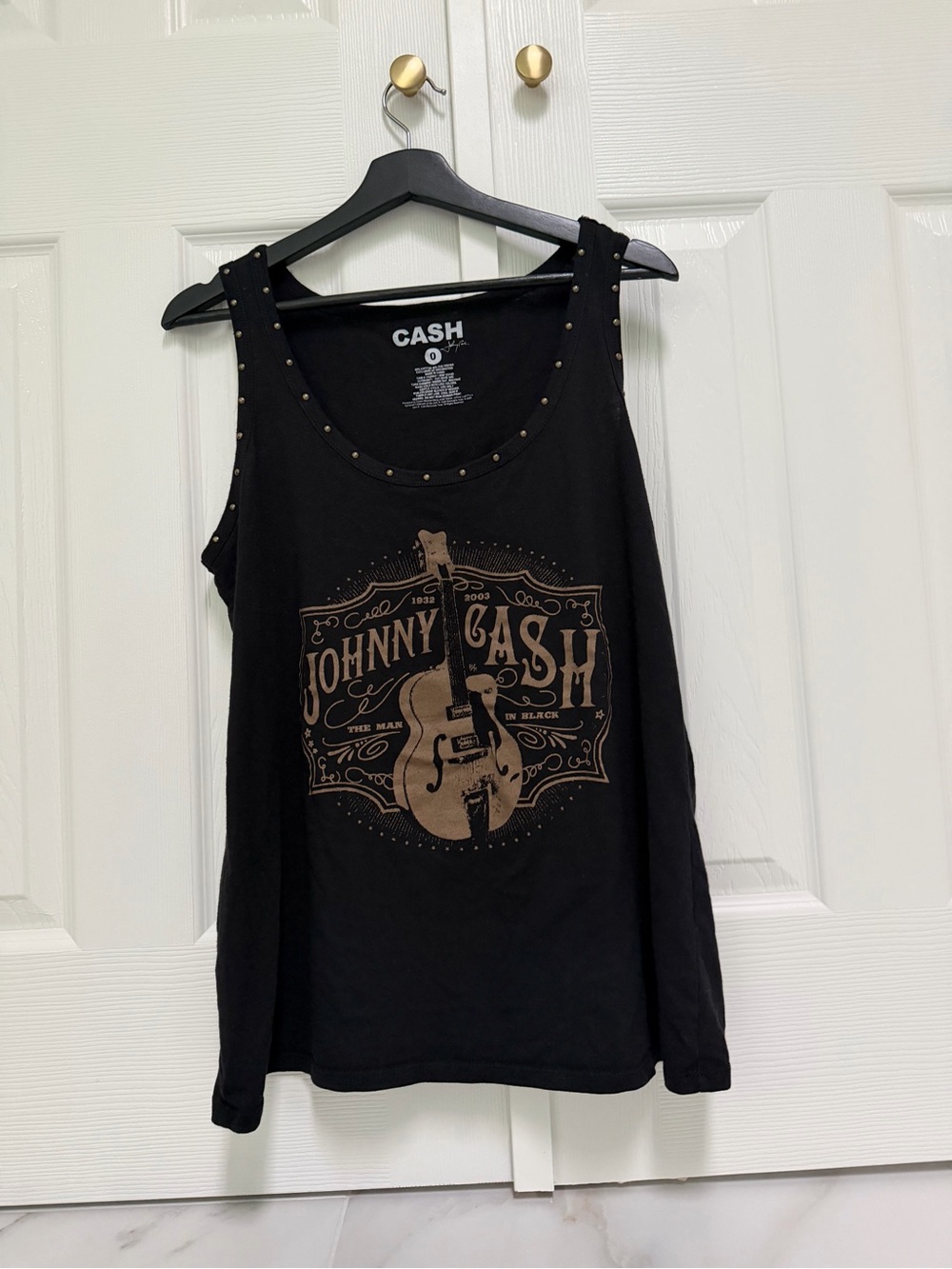 Torrid Johnny Cash Black/Brown Tank Size 0X